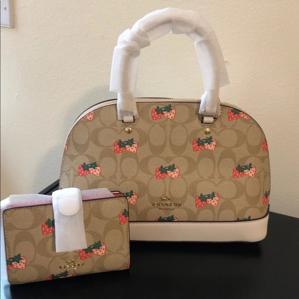 Coach signature mini sierra satchel